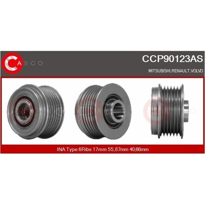 Řemenice, generátor CASCO CCP90123AS