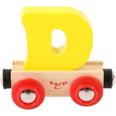 Bigjigs vagónik Písmeno D