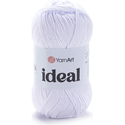 Yarn Art příze Ideal 220 bílá