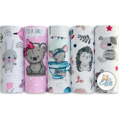 Egakids flanelové 70x80cm sada č. 1 5 ks