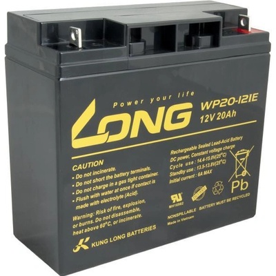 Long 12V 20Ah AGM F3 WP20-12IE PBLO-12V020-F3AD