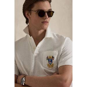 Ralph Lauren Памучна тениска с яка (710B14573)