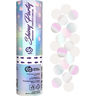 Konfety Shiny Party fóliové kruhy 15 cm