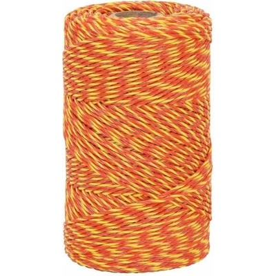 Lanko pre elektrický ohradník, priemer 2 mm, žlto-oranžové, dĺžka 250 m