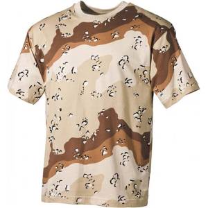 MFH Камуфлажна тениска модел 6 Col Desert, 160 г/м2 (00103W)