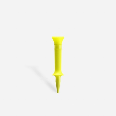 INESIS Vyvýšené plastové golfové tíčko 10 ks 40 mm žlté