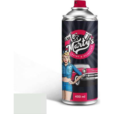 Marty's Autolak ve spreji Hyundai PYW Polar White kvalita autolaku Standardní sprej 400ml