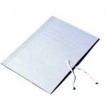 Barbara Cardboard briefcase a3 300 g/m2 bent white barbara