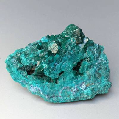 Dioptas přírodní krystaly v hornině 252g, Kongo DIO 8150