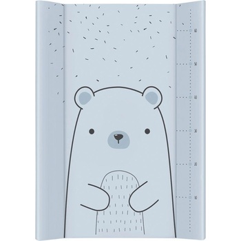 KikkaBoo Твърда PVC подложка за повиване 70х50см Bear with me Blue (31108060010)