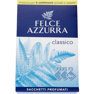 Felce Azzurra vonné sáčky do skříně vůně Classico 3 ks