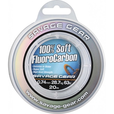 Savage Gear Florocarbon Soft Fluoro Carbon 20 m 0,60 mm 21,6 kg 48 lb