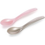Canpol babies Комплект лъжички Canpol - 2 броя, Розова и Сива (59/582_pin)