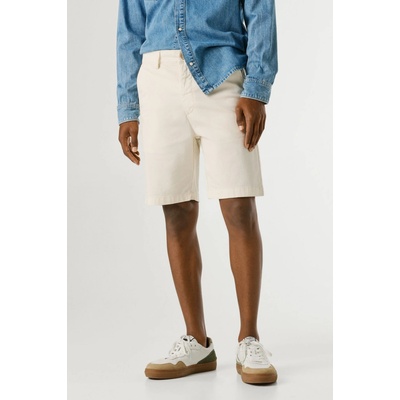 Pepe Jeans Pánské kraťasy REGULAR CHINO SHORT béžová