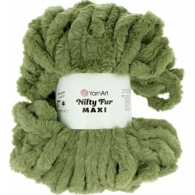 Yarnart Nifty Fur Maxi 6706 zelená
