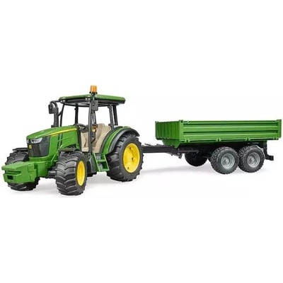 BRUDER Брудер: трактор John Deere 5115M с ремарке (02108 B)