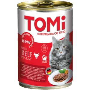 TOMI Beef консерва за котки - 0.4кг