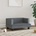 vidaXL Кучешко легло тъмносиво 60x40x30 см кадифе (171908)