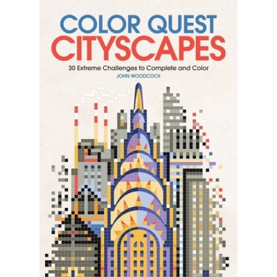 Color Quest: Cityscapes: 30 Extreme Challenges to Complete and Color Woodcock JohnPaperback