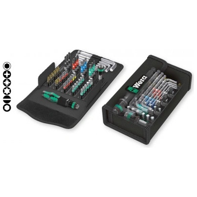 Sada bitů Kraftform Kompakt 100, 52 ks, WERA, 057460