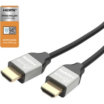 j5create Кабел j5create JDC52, HDMI мъжко - HDMI мъжко, Ethernet, 4K, 2 m (J5-JDC52)