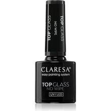 Claresa UV/LED Top Glass No Wipe vrchní gelový lak pro ochranu a lesk bez výpotku 5 g