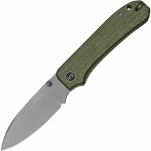 WE Big Banter Green Canvas Micarta Handle