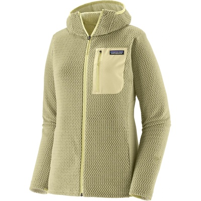 Patagonia Дамско поларено яке Patagonia Women's R1 Air Full-Zip Hoody Fleece jacket - Vellum Green (105-6525-1214)