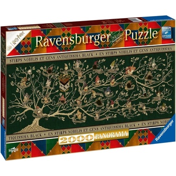 Ravensburger Panorama Harry Potter Rodokmen 2000 dílků