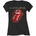 The Rolling Stones Plastered Tongue Black M Дамски Риза (RSTEE10LB02)