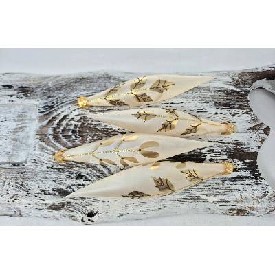 Okrasa Čadca Vianočné rakety 70/396-5/14x3/4ks - champagne lsity