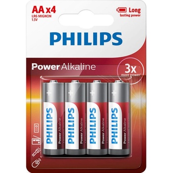 Philips БАТЕРИИ philips powerlife aa lr6p4b/10 (lr6p4b/10)