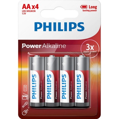 Philips БАТЕРИИ philips powerlife aa lr6p4b/10 (lr6p4b/10)