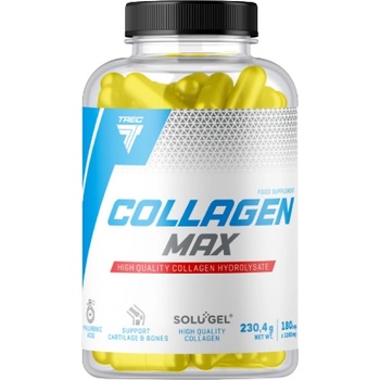 Trec Nutrition Collagen Max | Solugel® with Hyaluronic Acid & Vitamin C [180 капсули]