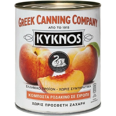 Kyknos Broskvový kompot, půlky 825 g