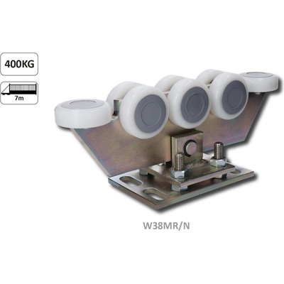 Vozík do 400 kg, nastaviteľný, profil 80 x 80 mm, pozink