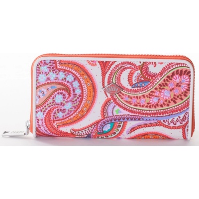 Oilily větší peněženka Summer Paisley oranžová OIL0330-034 Vanilla