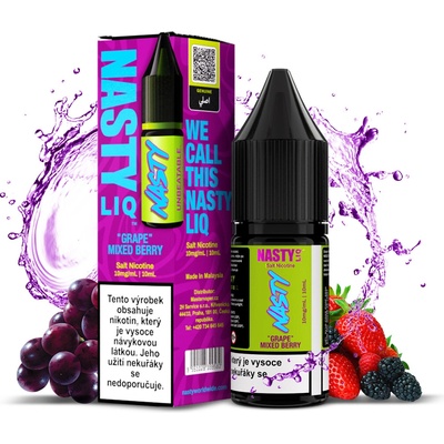 Nasty LIQ Salt Grape Mixed Berry 10 ml 20 mg