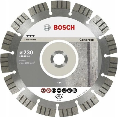 Diamantový kotouč Bosch pro betonu 230x22,2mm 2608602655