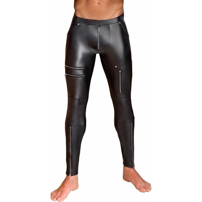 NEK Narrow Matte Look Trousers with Zips 2140314 Black
