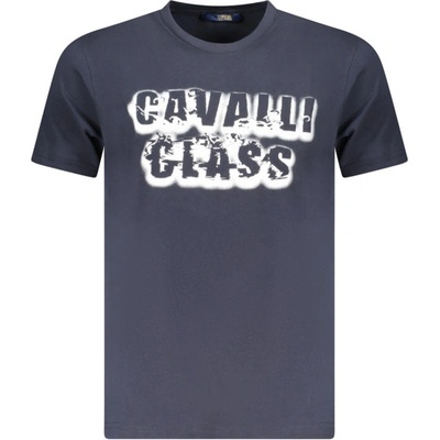 Cavalli class Тениска с къс ръкав за мъже cavalli class, Размер 2xl, Цвят Синьо (txt61cjd060_bl04502)