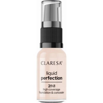 Claresa Liquid Perfection Korektor a krycí make-up 2v1 103 Cool Medium 18 g