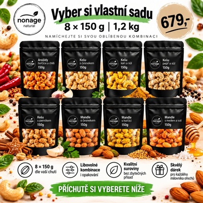 nonage Vyber si vlastnú sadu 8x150 g