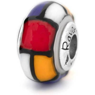Korálek Mondriaan - Black Raven Beads