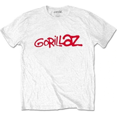 Gorillaz Logo White XL Риза (GORTS10MW04)