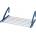 WENKO 63005800 - Сушилник за пране 37, 5x21 см неръждаема стомана/сребрист/син (WE0496)