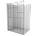 Mexen Kioto душ стенен панел Walk-in 130 x 200 cm, черен мотив 8 mm, четкана мед (800-130-101-65-78)