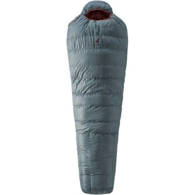 Дамски пухен спален чувал Deuter Women's Astro Pro 400 SL Down sleeping bag - Magma / Titanium - размер 194 x 78-63 x 52-42 cm (513-2015-0111)