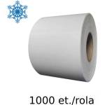 ZINTA Самозалепващи PE етикети ZINTA 58x38 mm, 1000 ет. /ролка, бели, за фризера (58X38X1000-PE-DF)