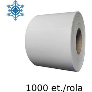 ZINTA Самозалепващи PE етикети ZINTA 58x38 mm, 1000 ет. /ролка, бели, за фризера (58X38X1000-PE-DF)